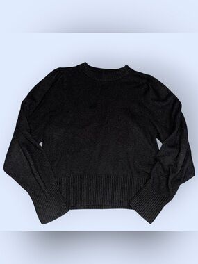 H&M Black Crewneck Knit Sweater